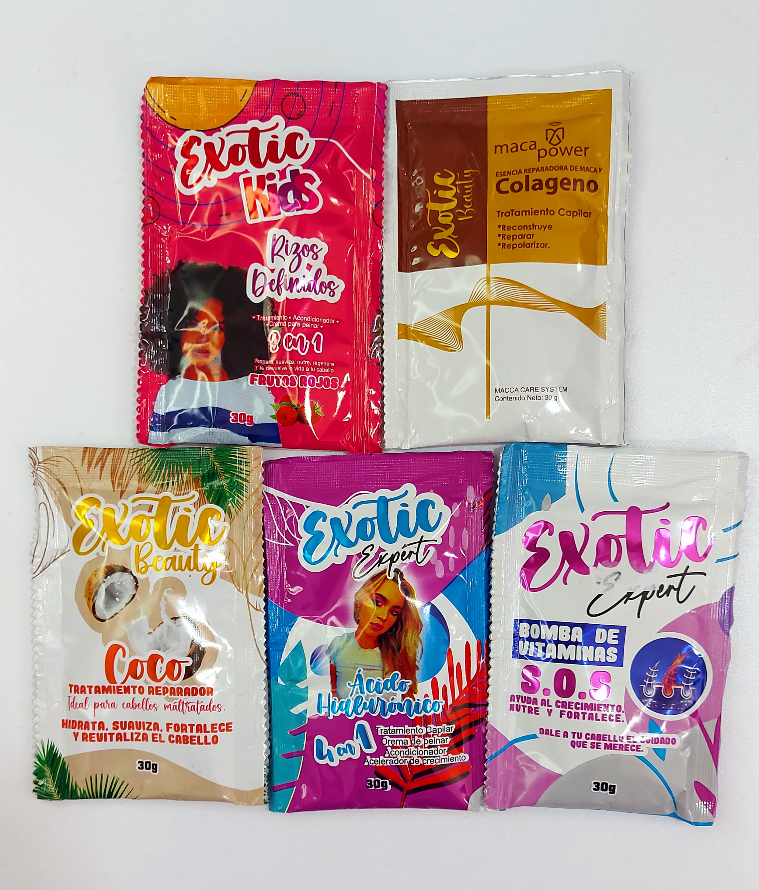 Tratamientos en sobre Exotic