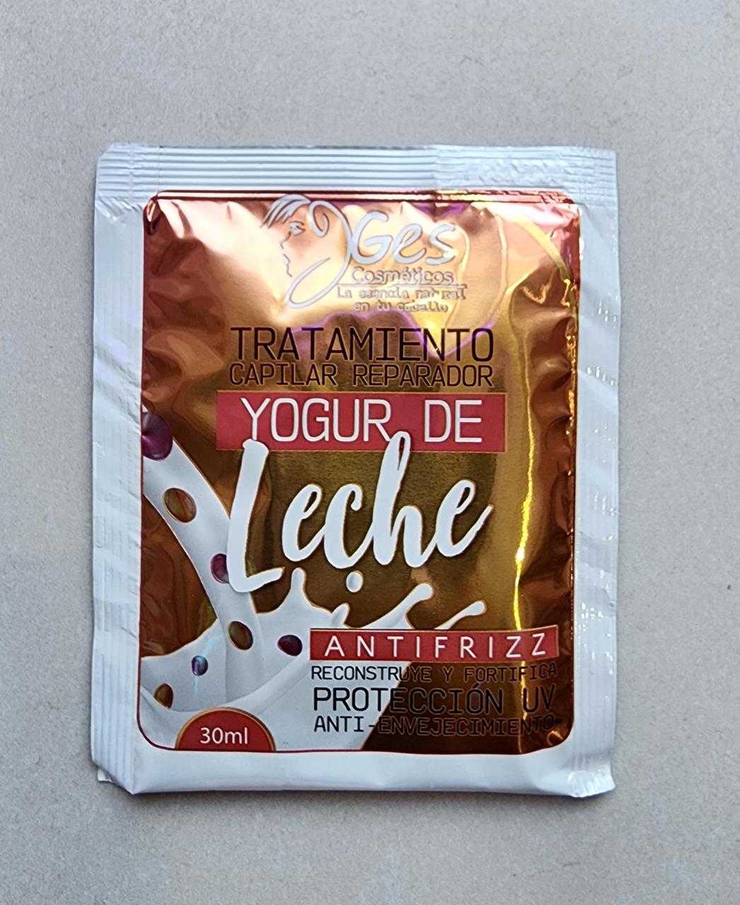 TRATAMIENTO CAPILAR DE YOGUR DE LECHE GES