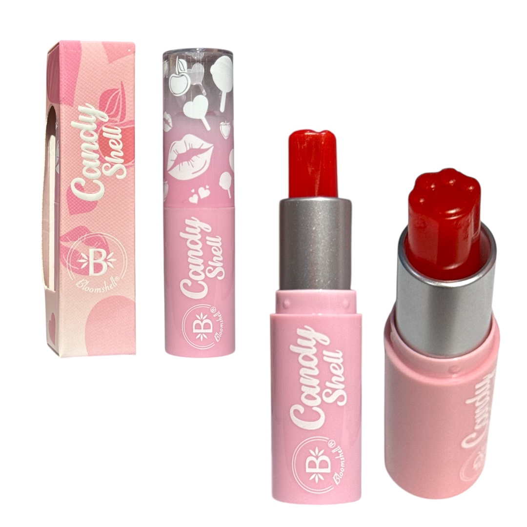 Candy shell miau labial rojo