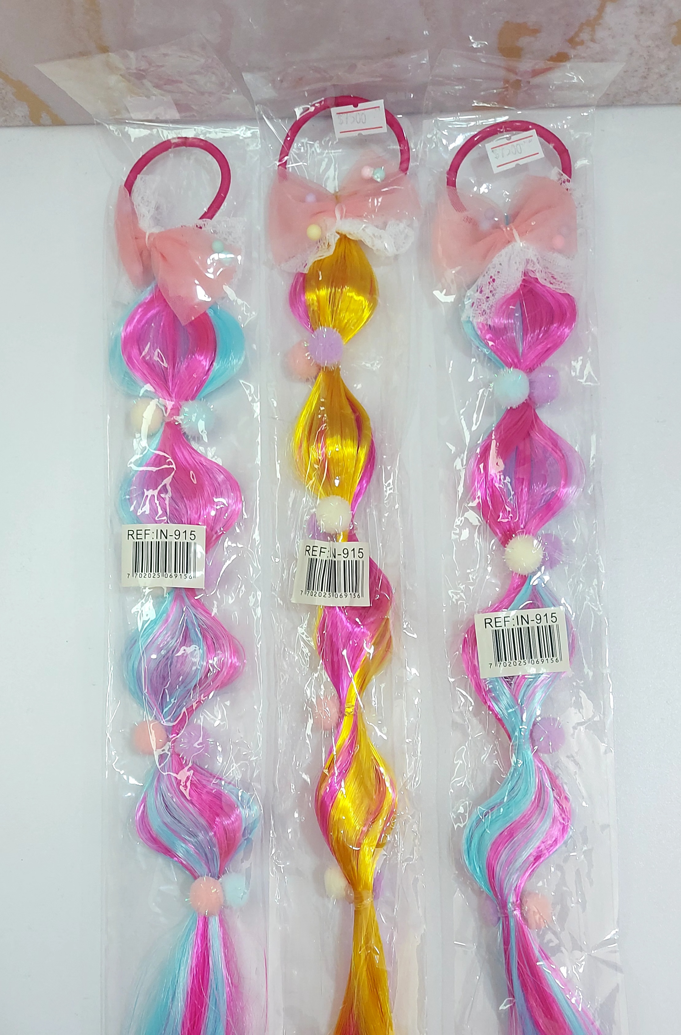 coletas de cabello sintético