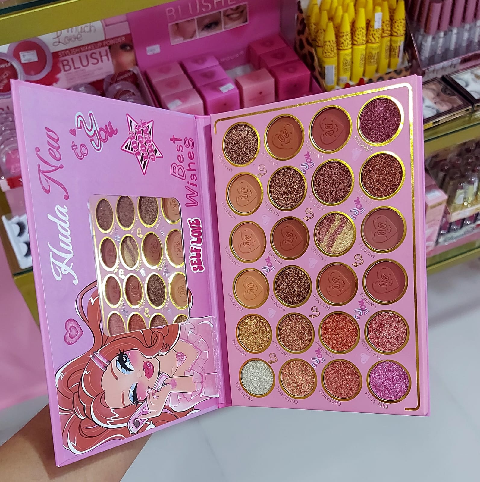 Paleta de sombras 24 tonos